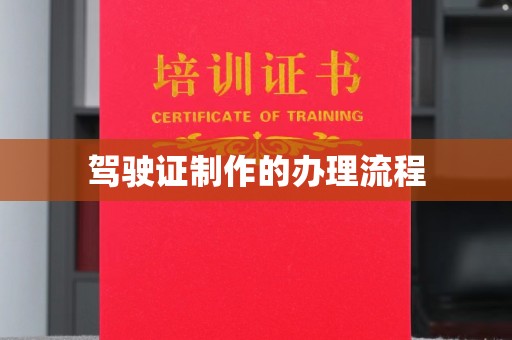 乌拉特前旗驾驶证制作的办理流程