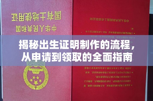 乌拉特前旗揭秘出生证明制作的流程，从申请到领取的全面指南